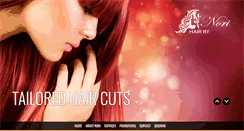 Desktop Screenshot of hairbynori.com